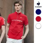 【LE COQ SPORTIF 公雞】運動TRAINING短袖立領衫 男款-3色-LWT21645