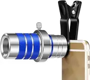Monocular Telescope, Fully Versatile Coated Optical Glass Lens + Phone Clip+Tripod Perfect for Bird Watching Hiking Conc