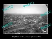 OLD LARGE HISTORIC PHOTO RALEIGH NORTH CAROLINA AERIAL VIEW OF TOWN c1950 3