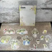 Lot of 12 ATO Amy & Tim Happiness Always Stickers Assorted Sizes Planning