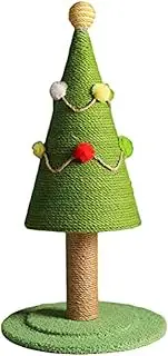 Cat Scratching Post Pet Toy Sturdy Vertical Christmas Tree Cats Scratcher Toy Compatible with Christmas