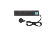 Hpm 4 Outlet Black General Purpose Surge Protected Powerboard