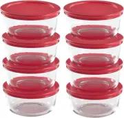 World Kitchen Pyrex 16-Piece, 2-Cup Food Storage Set