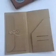 1/5pcs Kraft Paper Envelope Tickets Cards Storage Bag Traveler Notebook Refills