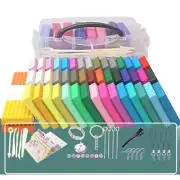 24/36/50MultiColor Soft Clay Toy Nontoxic Polymer Set Plasticines Kids Craft Toy