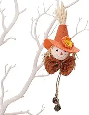 Scarecrow Doll,Halloween Scarecrow Decoration | Fall Harvest Standing Scarecrow Decor for Autumn, Garden, Yard Birds Away