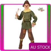 Boys Scarecrow Patchwork Costume Wizard Oz Book Week Kids Child Book Week Outfit