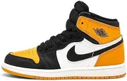 Air Jordan 1 Mid Pre School, Black/Taxi/White, 13.5 Little Kid