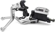 Clutch Brake Handle 7/8" 22mm for Hayabusa 1300 GSXR1300 Motorcycle Hydraulic Brake Clutch Pump Levers(Silver)