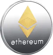 Ethereum Coin Commemorative ETH Coin, Physical Blockchain Crypto for Securely Storing Crypto Offline Crypto Ethereum