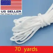 70 yard 3mm Round Elastic Band Rope Cord Ear Hanging Tape Sewing For Face Masks