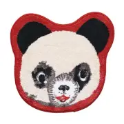 Nathalie Lete! Small Shaped Rug, Mat Decor Accent! Panda Bear Face! Brand New!