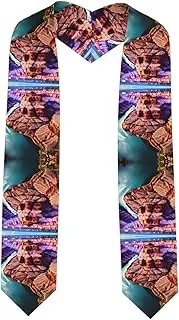 [SKKNT] Beauty Grand Canyon Print Graduation Shawl Stole For Academic Commencements Honor Sash Congratulations Gift