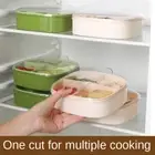 Fooding Sorting Fridge Food Storage Crisper Drain Sealed Sub-Packed Box