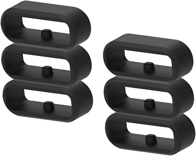 6-Pack Fastener Rings Compatible with Garmin Vivoactive 3/Forerunner 645 245/Ven