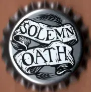 USA Plastic Lined Beer Crown Bottle Cap: Solemn Oath Brewing