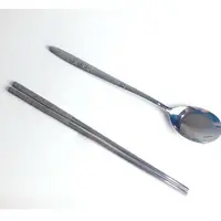 在飛比找樂天市場購物網優惠-【首爾先生mrseoul】韓國 不鏽鋼湯匙+筷子 餐具組 (