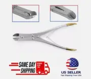 TC Vital Wire Cutter 9" – Side Double Action Dental Pliers, Angled 23 cm