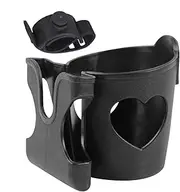 Stroller Cup Holder - Adjustable Stroller Phone Holder | Electric Scooter Bottle Mount, 360 Degrees Rotation Wheelchair Bottle Attachment, Bag Car Cup Holder, Walker Accessories for Pushchair