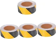 GANAZONO 4 Rolls Reflective Sticker Truck Body Reflective Film Traction Leak Seal Tape for Decking Tiles Blanket Anti- Tape Double Anti Tape Clear Spray Paint Door Sticky Barrier Pet、PVC
