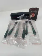 BUGATTI FLATWARE BY VIETRI ANTIQUE 6 PC PLACE SPREADER GREN MARBEL