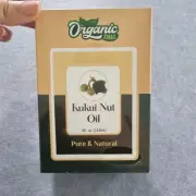 Organic Zing Kukui Nut Oil, Carrier Cold Pressed for Skin, Hair & Face 118ml