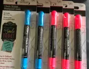 5 Craft Decor Chalk Writer Wet Erasable Mess & Dust Free Great for Chalkborards