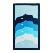 NEW Jonathan Adler Atlas Printed Beach Towel