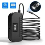 Dual Lens WIFI Endoscope 5MP HD Scope Snake Industry Mini Camera With LED Lights