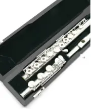 Pearl PF-665RB-1RB Open-Hole Flute, B foot , Split E Silver Head; with Case/bag