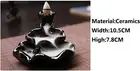 Ceramic Backflow Incense Holder Waterfall Incense Burner Handmade Ceramic
