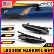 For Mini Cooper R60 R61 Smoked Front Amber Rear Red LED Side Marker Lights (for: Mini)