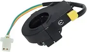 Motorcycle Parts 2X Universal 22mm 7/8" Motorcycle Switch Handlebar Engineer Power Start Switch Button Electric Starter with 2 Plug Connector M10