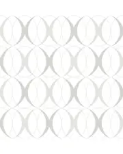 NuWallpaper Circulate Light Silver Peel & Stick Wallpaper