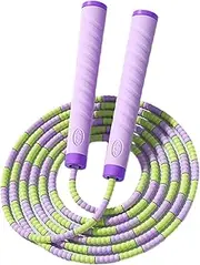 Tadill Jump Rope Adjustable Skipping Rope Anti Slip Handles for Fitness Home Workout Gym