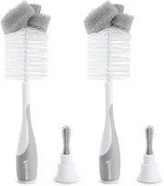 Munchkin® Sponge™ Bottle Brush, 2 Pack, Grey