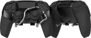EXknight Leverback FPS Mechanical Paddles Attachment, Back Buttons Gaming Paddles for PS5 Controller (Black)