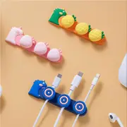 3Pcs Desktop Data Cable Magnetic Fixed Line Charging Cable Storage Holder