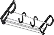NOLITOY Nail Wall-mounted Storage Rack Slippers Shoe Shelf Suitable for Bathroom Bedroom No Damage to Wall