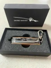 SWISS ARMY KNIFE 13 TOOLS SAYRE Made In Poland Keychain NIB