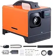 Diesel Air Heater, 12V 8KW All-on-one Diesel Heater with Remote Control and LCD Display, 5L Fuel Tank Portable Diesel Parking Heater, Rapid Heating for RV Trailer Camper Van Boat And Indoors