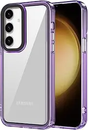 Compatible with Samsung Galaxy A25 5G Case,Compatible with Samsung Galaxy A25 5G Camera Protection Translucent Anti-Drop Phone Case Cover Purple