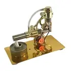 Air Stirling Engine Gold Engine Miniature Steam Power Physics Toy Model