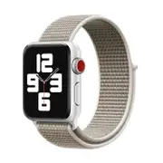 For Apple Watch Series 8,45-mm Case,Nylon Watch Band,Fastener,Light Grey