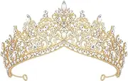 YISSION Crown for Women Wedding Crystal Tiara Princess Crowns Birthday Girl Tiaras Queen Crown for Cosplay Quinceanera Prom Pageant