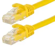ASTROTEK CAT6 Cable 0.5m/50cm - Yellow Color
