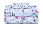 300 Thread Count Sheets Set -100% Cotton 3 Pcs Sheets Bed Set, 1 Fitted Sheet...