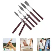 7 Pcs Painting Scraper Mixing Scarpers Tools Scrapper Spatula for Artists