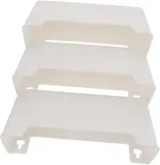 NUOBESTY Wall-Mounted File Storage Adhesive Box for Wall Plastic Organizer Magazine Rack Compact Home Office Use