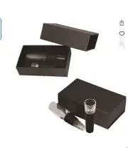 Wine Accessory Set Gift- Wine Saver Vacuum Pump Stopper & Wine Aerator BRAND NEW